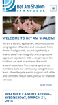 Mobile Screenshot of betamshalom.org